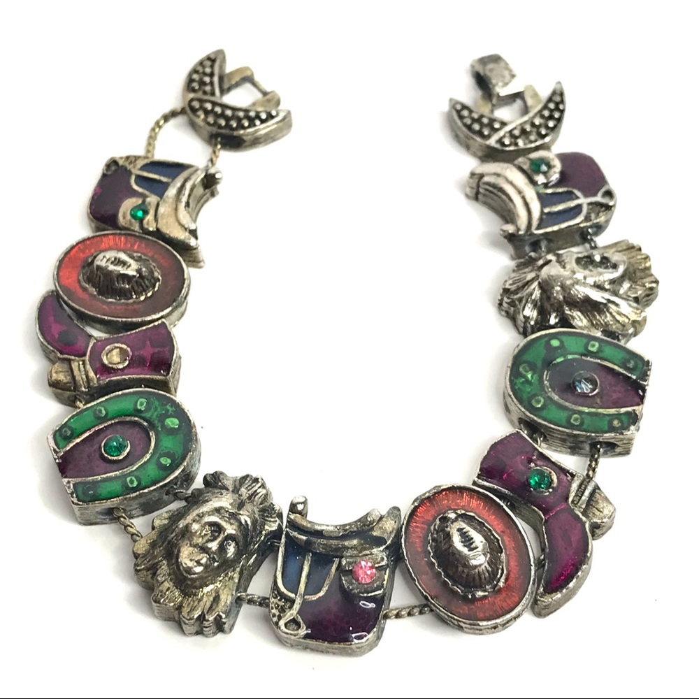 Vintage Slide Bracelet Western Charm Bangle